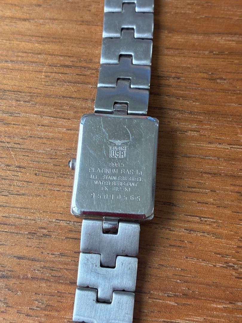 エルジン　プラチナ　インゴット　時計　稼働品　シルバー　ゴールド　純金　高騰中