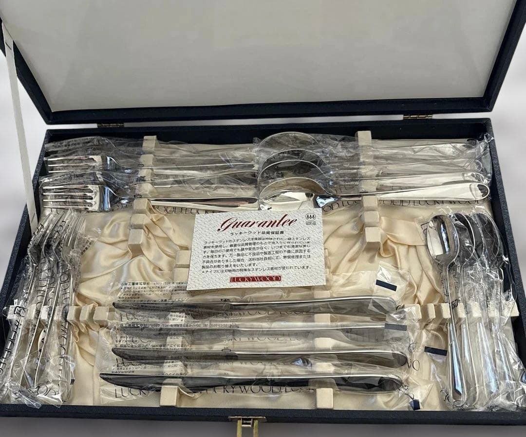 新品☆LUCKYWOOD カトラリーセット 4 X ５種類20本セット