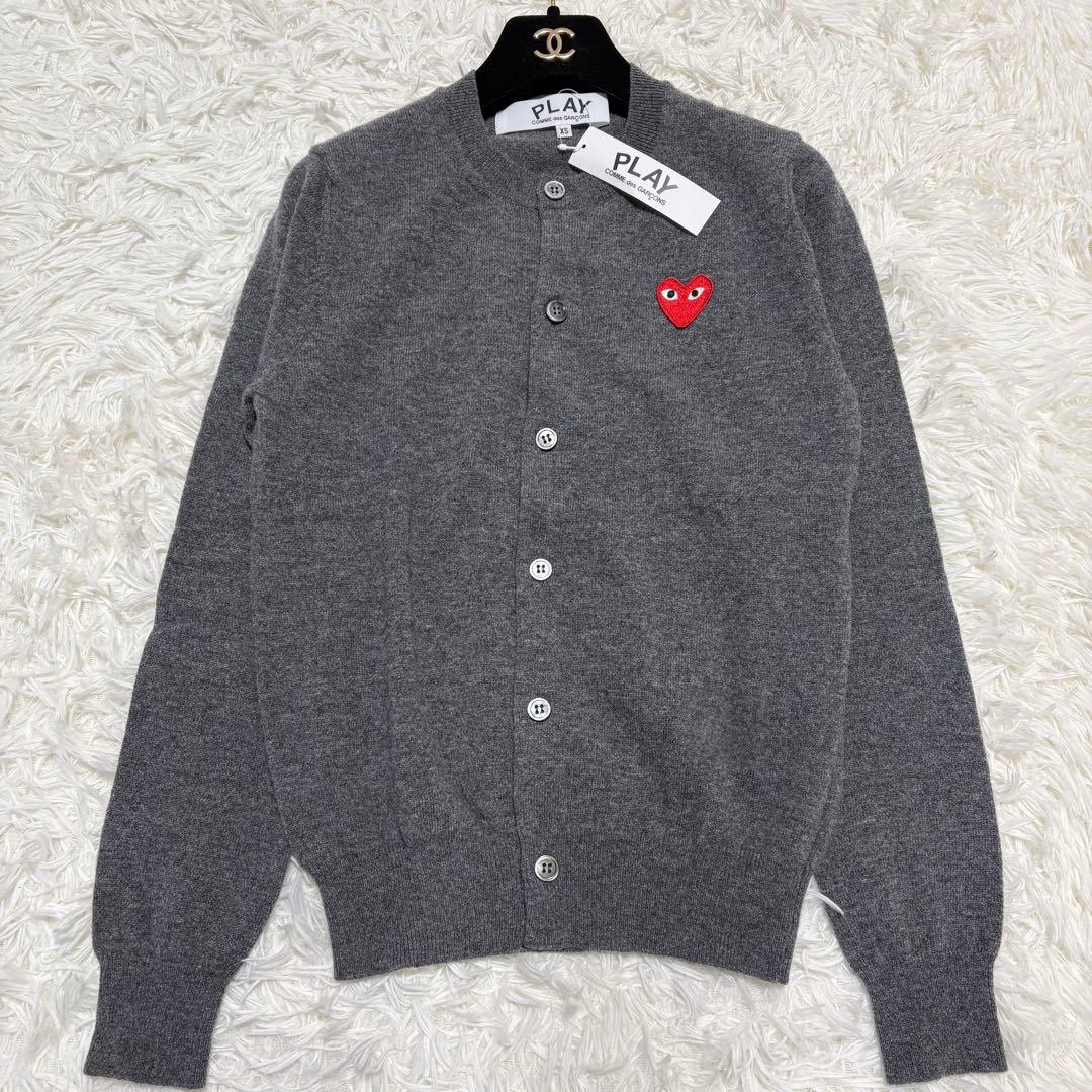 【新品未使用】コムデギャルソン AD2024/5 ラウンドネックカーディガン