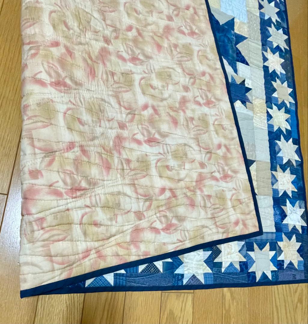 パッチワークキルト　タペストリー　スター