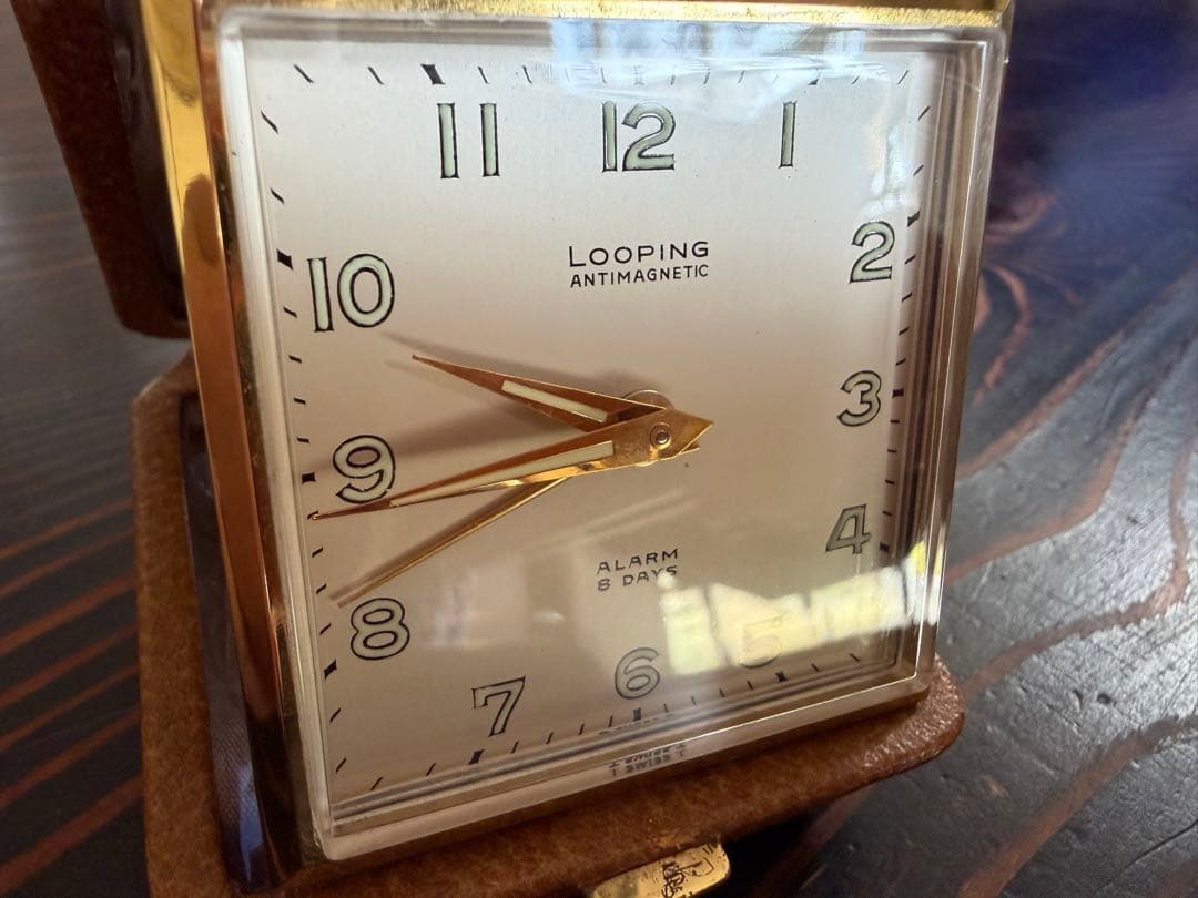 g*k様 ルーピング　スイス製　８デイズ　トラベルアラーム　耐磁メカニカルウォッ