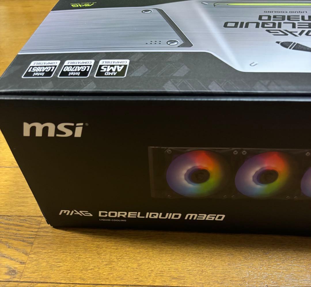 MSI MAG CORELIQUID M360 簡易水冷CPUクーラー