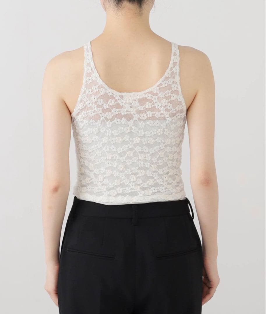 タグ付試着無　YUHAN WANG ユハンワンbow tie lace top