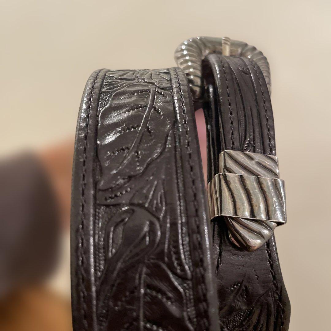 Bohlinmade カービングレザーベルト