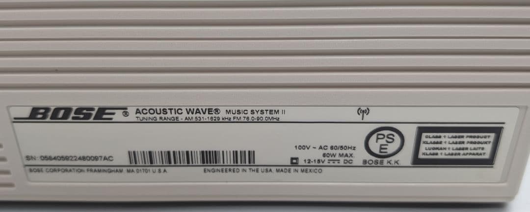 BOSE ボーズ　Acoustic Wave MUSIC SYSTEM 2