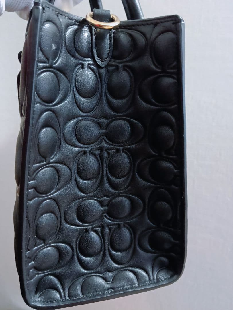 COACH マギー スモール トート バッグ・シグネチャー cy670（レザー