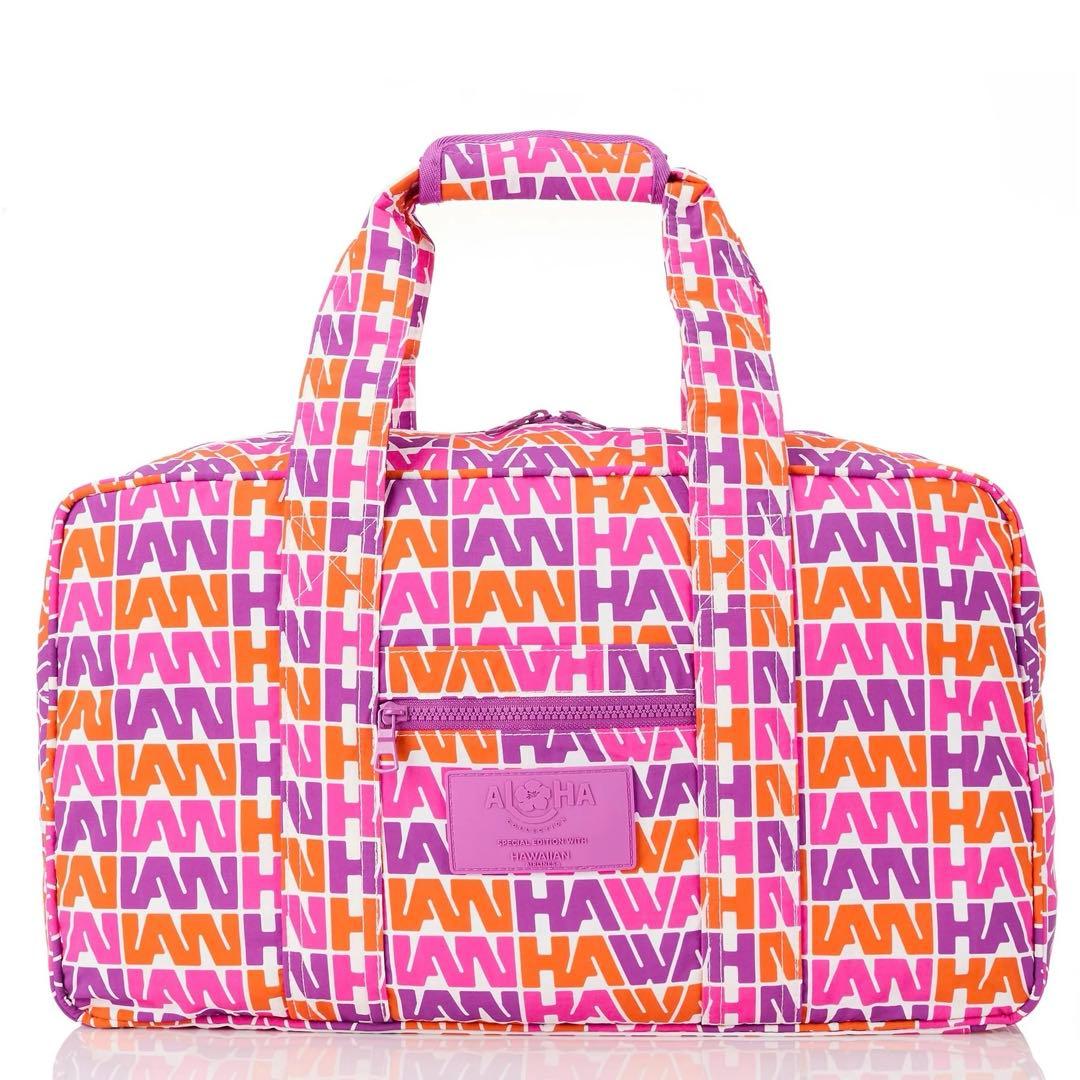 【ハワイ限定】ハワイアン航空 ALOHACOLLECTIO 大容量ボストンバッグ