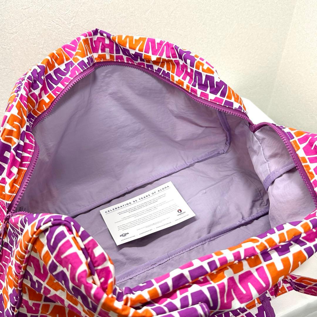 【ハワイ限定】ハワイアン航空 ALOHACOLLECTIO 大容量ボストンバッグ