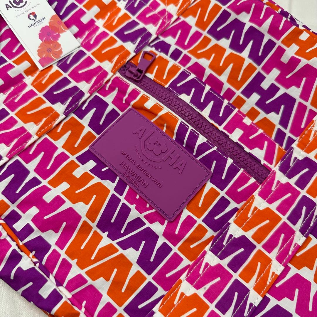 【ハワイ限定】ハワイアン航空 ALOHACOLLECTIO 大容量ボストンバッグ