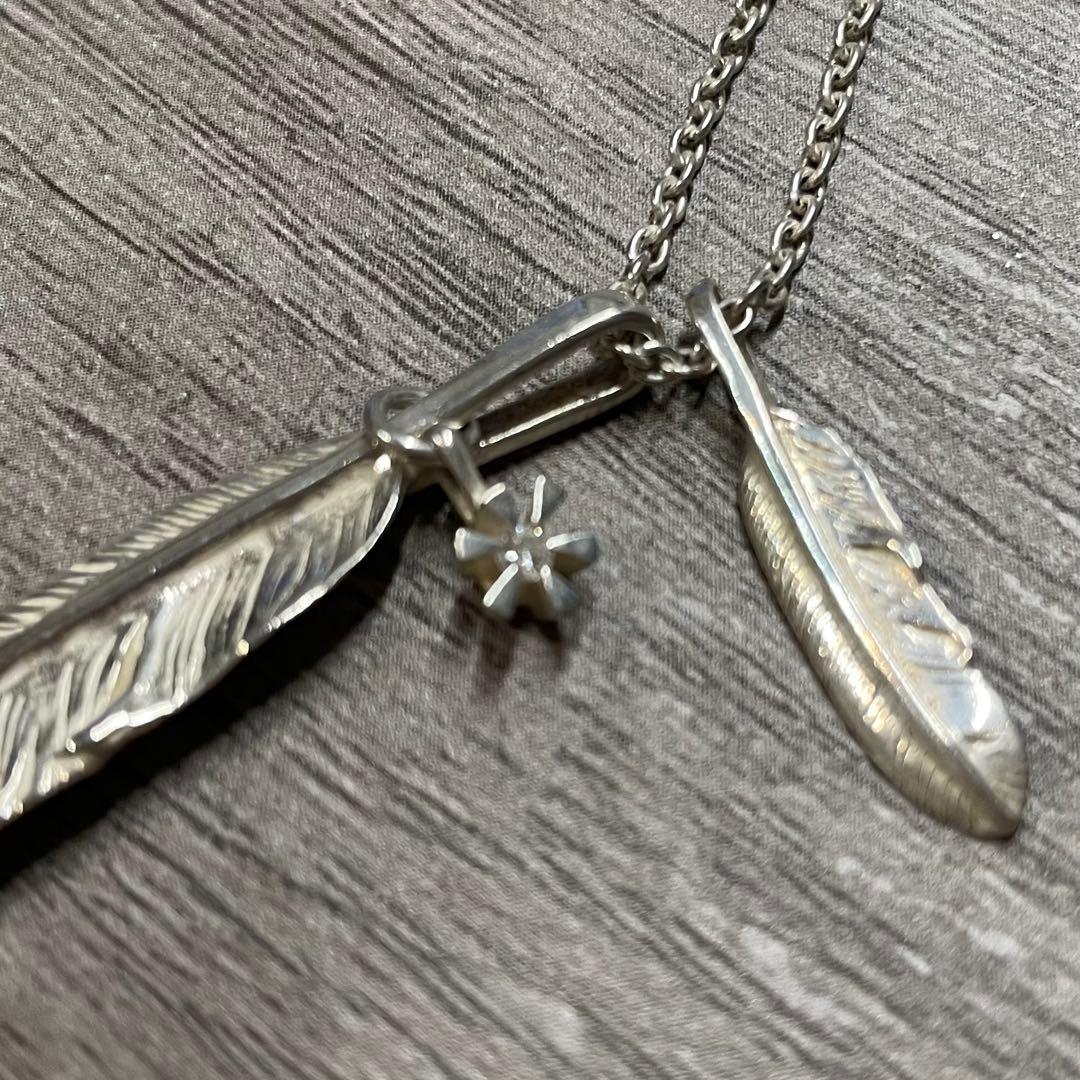 【JAM  MADE】 ダブルフェザーダイヤモンドネックレス