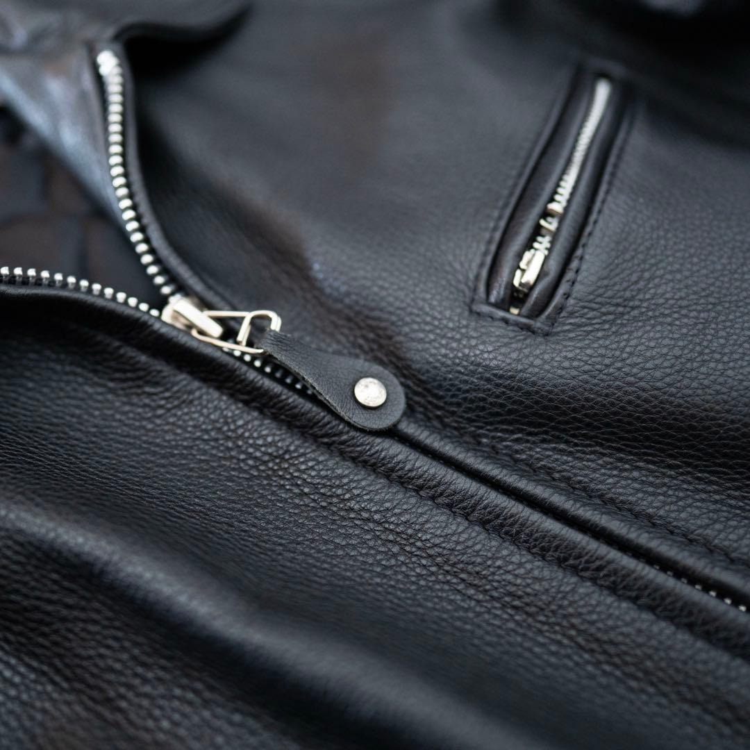 Schott シングルライダースジャケット 黒