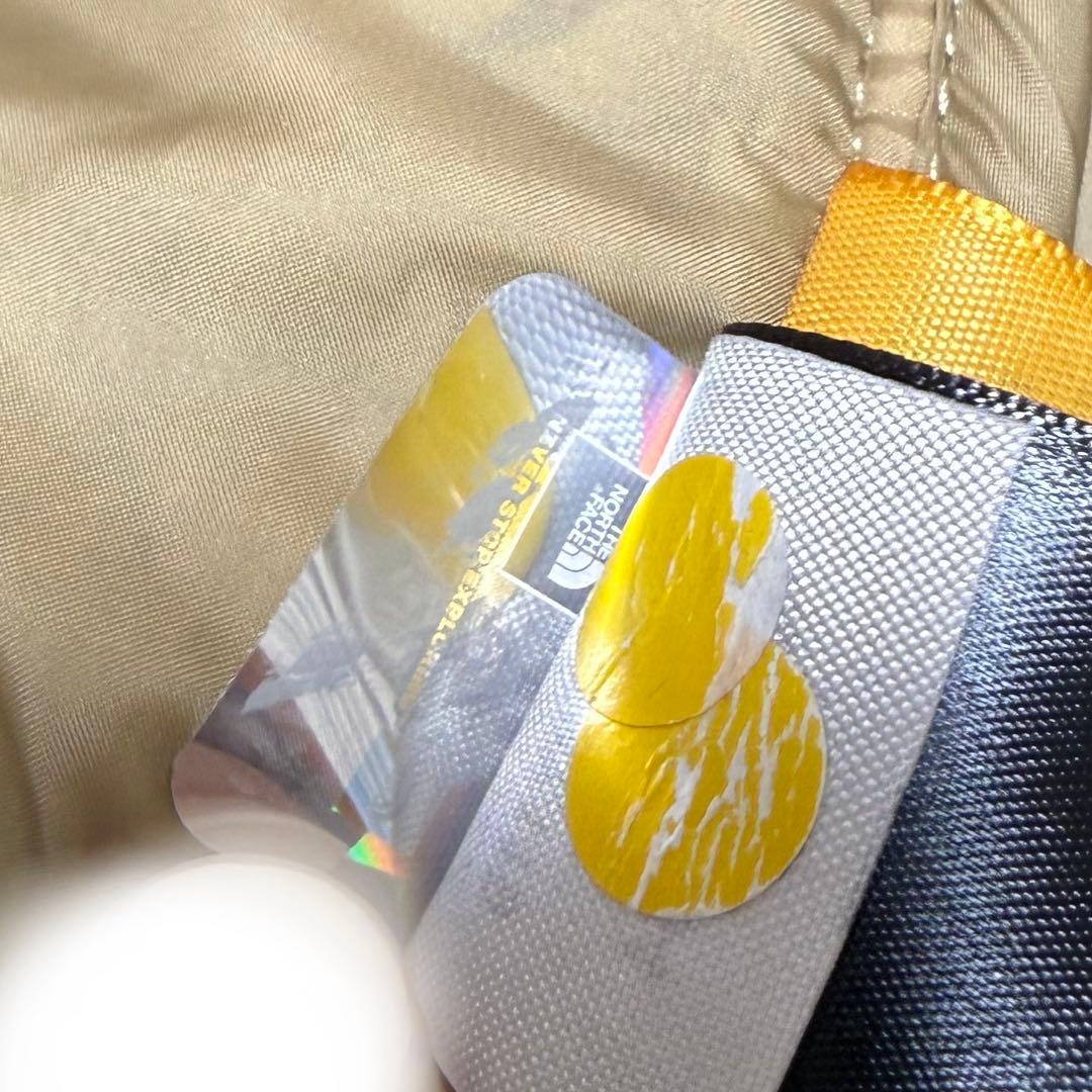 the north face ボア ベージュ ヌプシ ダウン メンズxs