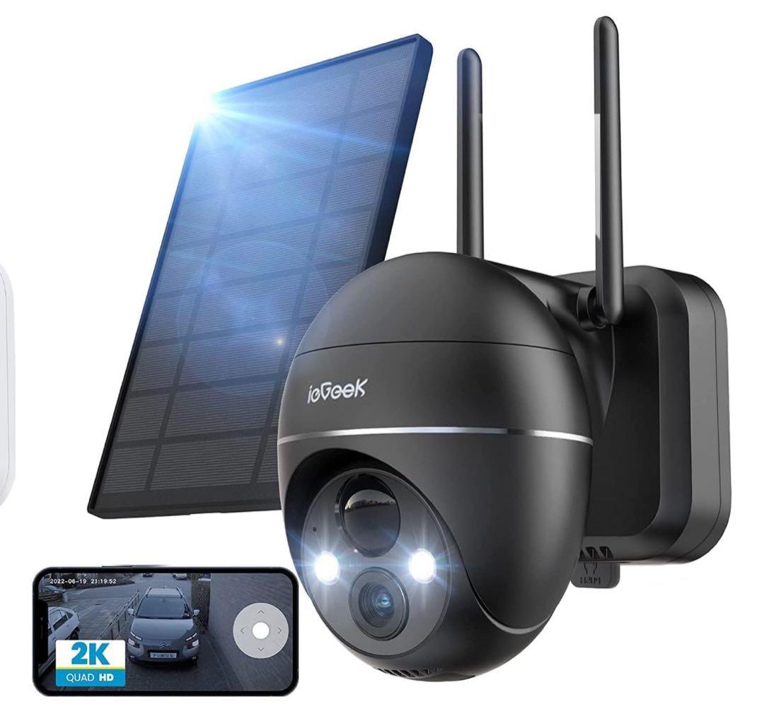 防犯カメラ 屋外 ソーラー 高画質 500万高画素 15000mAh ワイヤレス