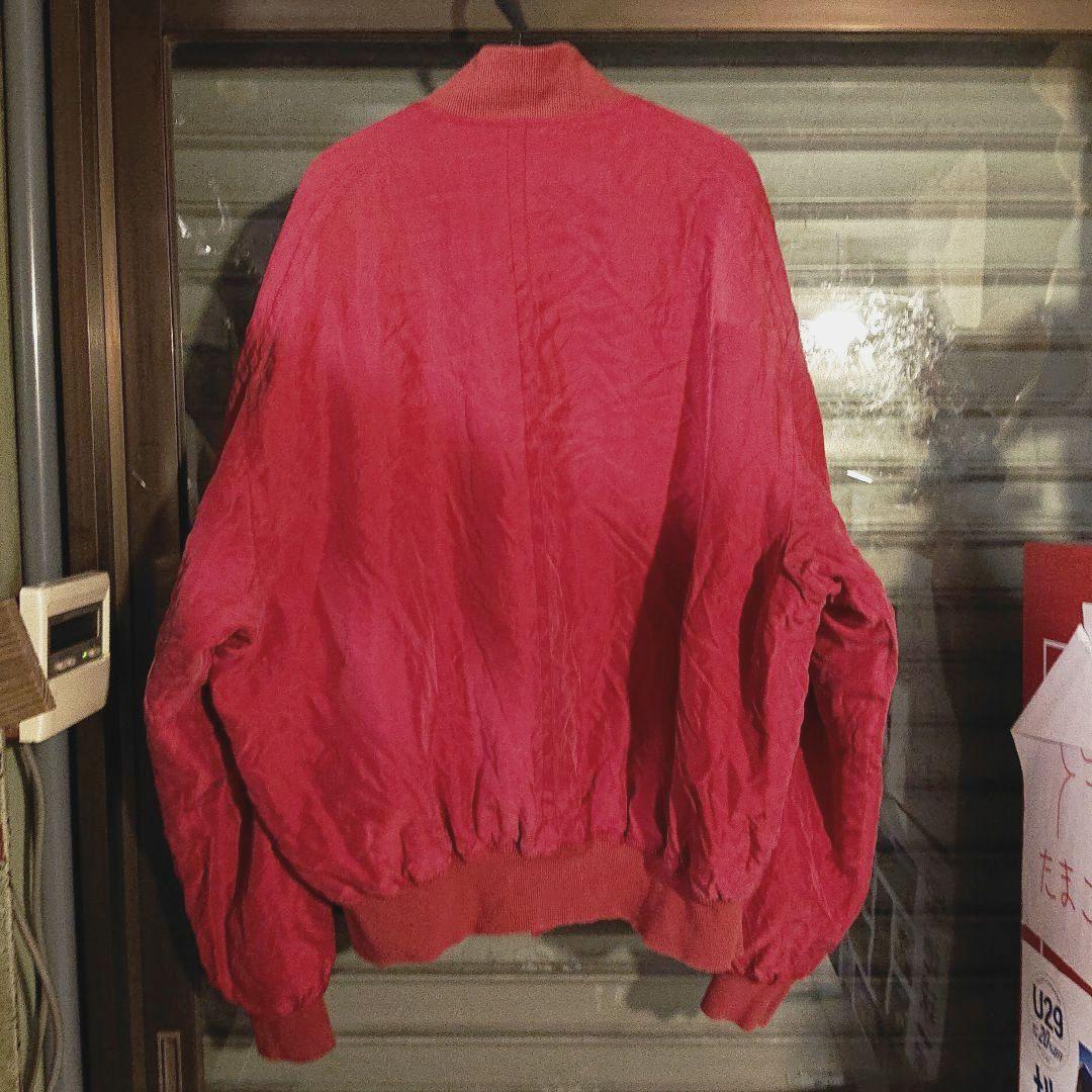 ありん HUGO BOSS/80sシルク ボンバージャケット MA-1