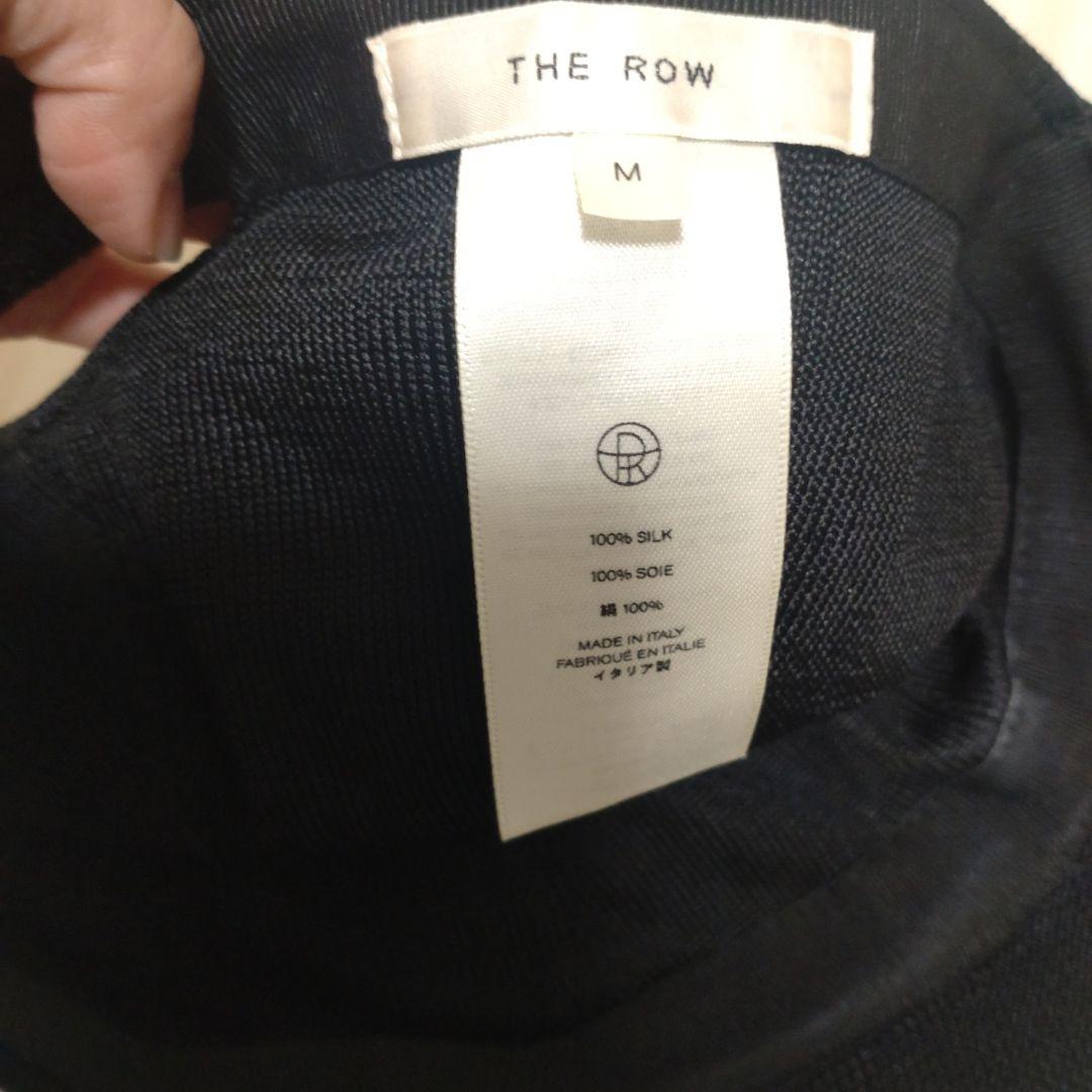 ザロウ THE ROW シルク ベースボールキャップ 帽子 M