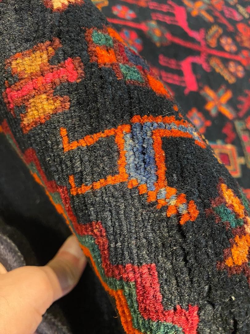 t*☆様 ペルシャ絨毯 ケルマン 186x124cm ヴィンテージ ラグ 手織り