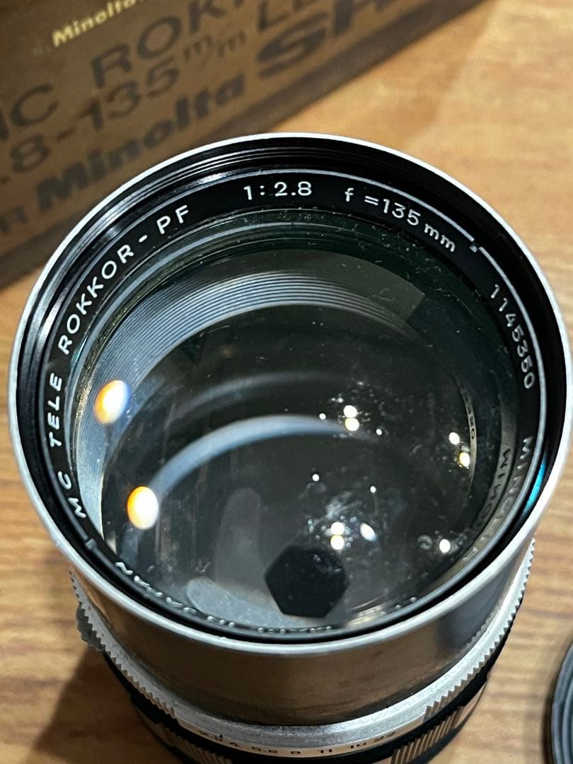 minolta SR-T 101 一眼レフカメラ ・ MC ROKKOR レンズ
