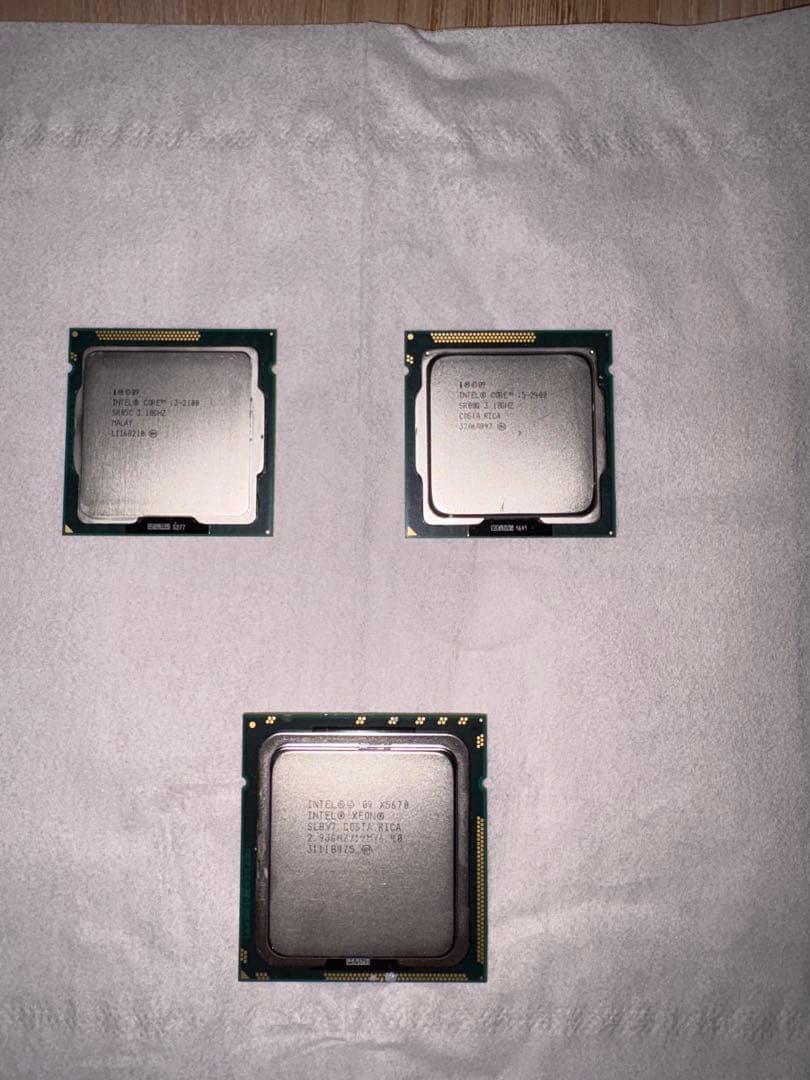 櫻山とん吉。Intel CPU まとめ売り i7 9700T他(中古品)