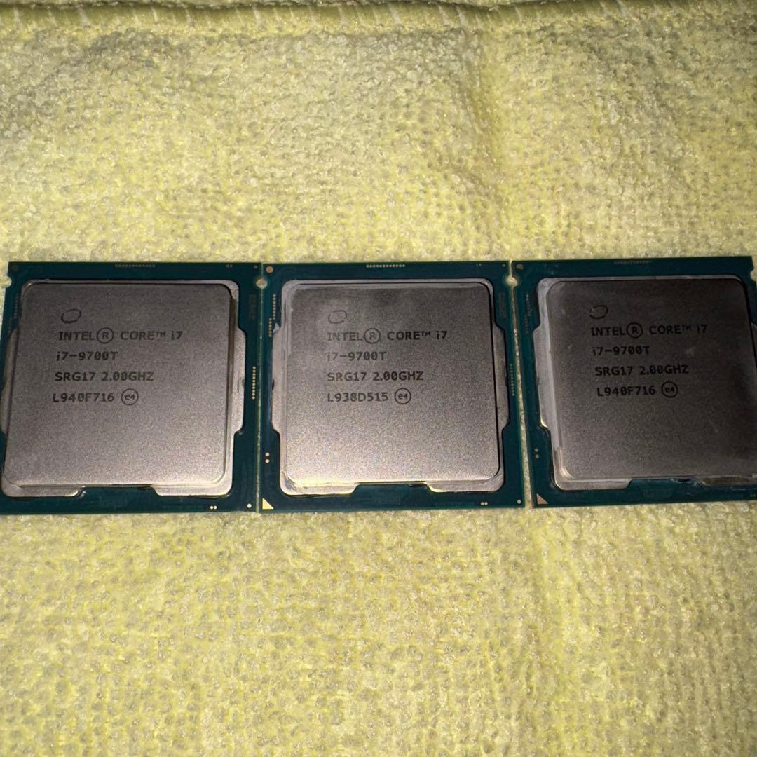 櫻山とん吉。Intel CPU まとめ売り i7 9700T他(中古品)