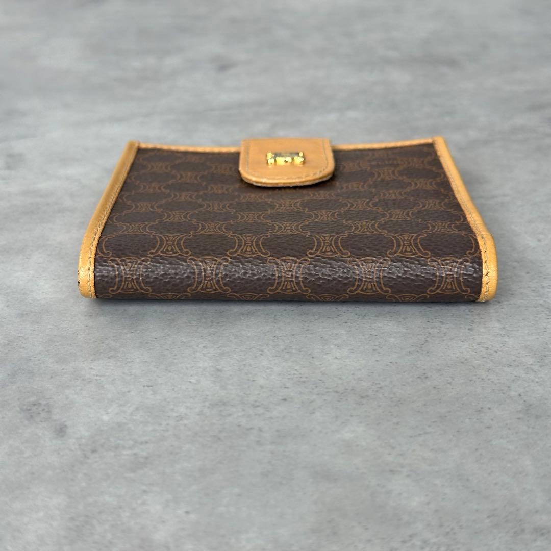 Vintage CELINE トリオンフ　マカダム柄　二つ折り財布