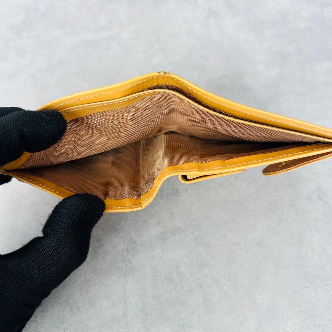 Vintage CELINE トリオンフ　マカダム柄　二つ折り財布