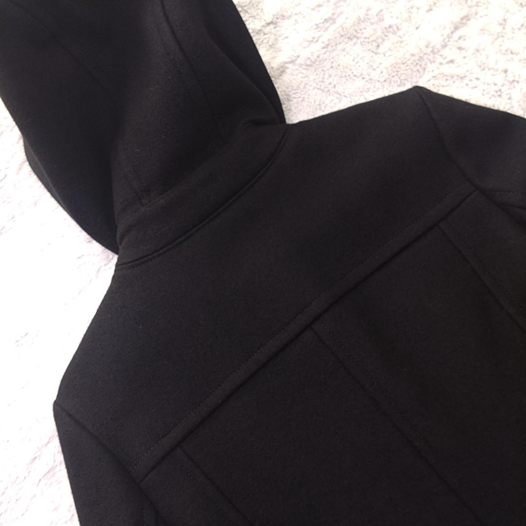 BURBERRY ダッフルコート 40サイズ　L相当　ノバチェック　黒ブラック