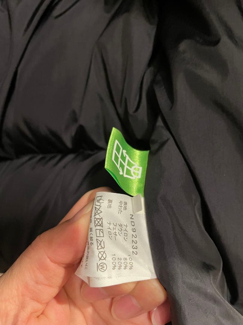 THE NORTH FACE ブラック ダウンベスト Ｍ