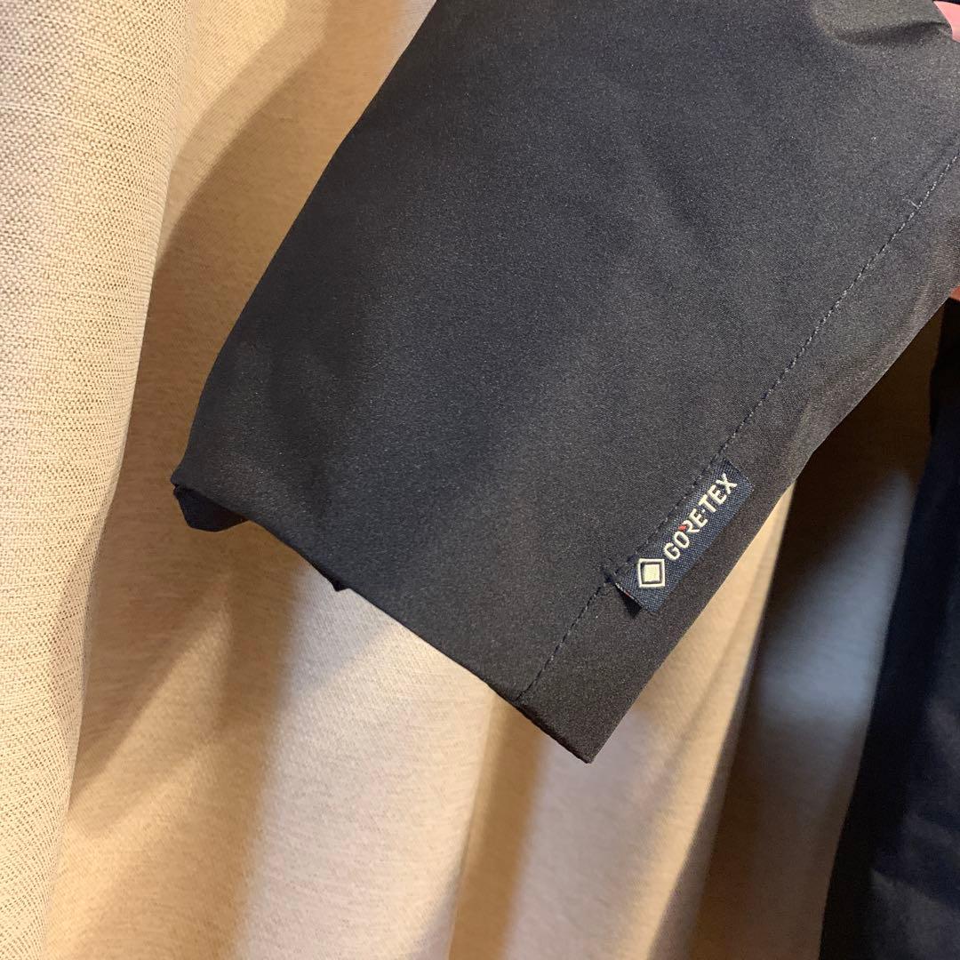 超美品WOOLRICH フード付きロング丈ダウンジャケット ブラック Sフェザー