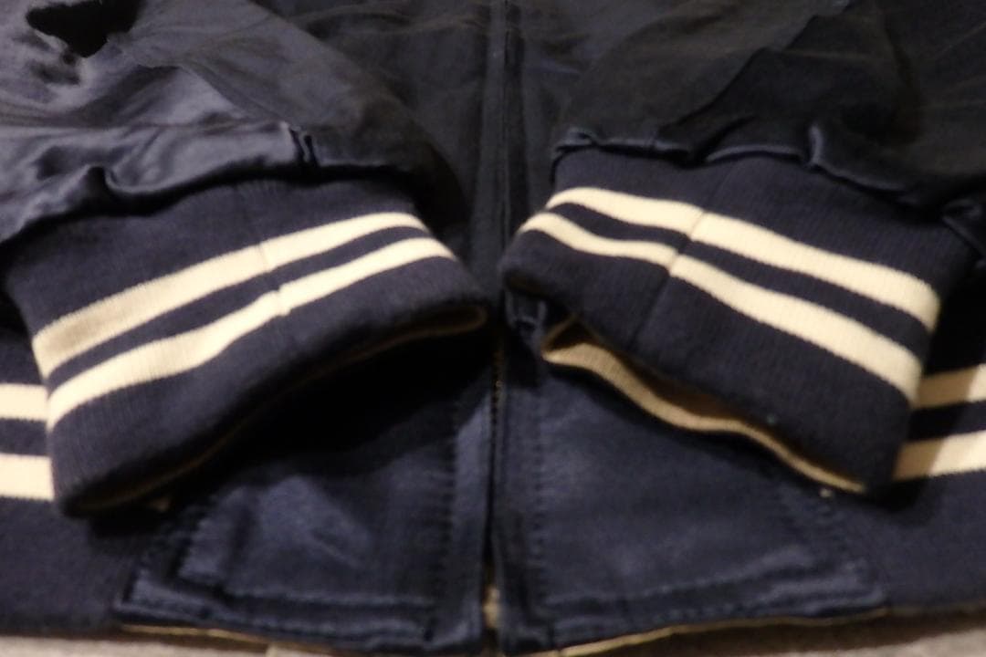 VAN JACKET スイングトップ L リバーシブル ネイビー×ベージュ