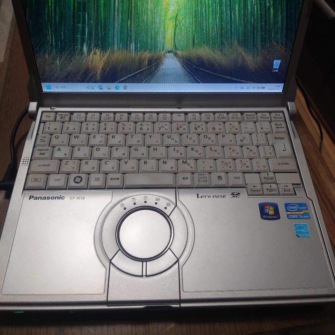 Windowsノート本体 Panasonic CF-N10 Let's note