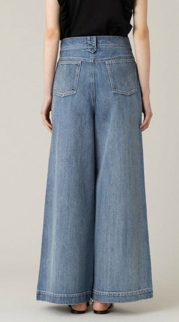 LOULOU WILLOUGHBY アルアバイル　デニムバギーパンツ