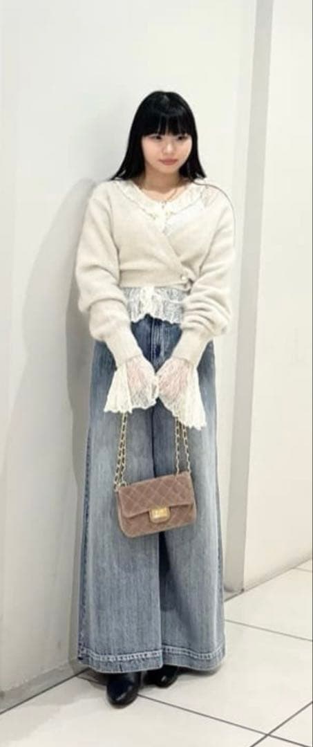 LOULOU WILLOUGHBY アルアバイル　デニムバギーパンツ