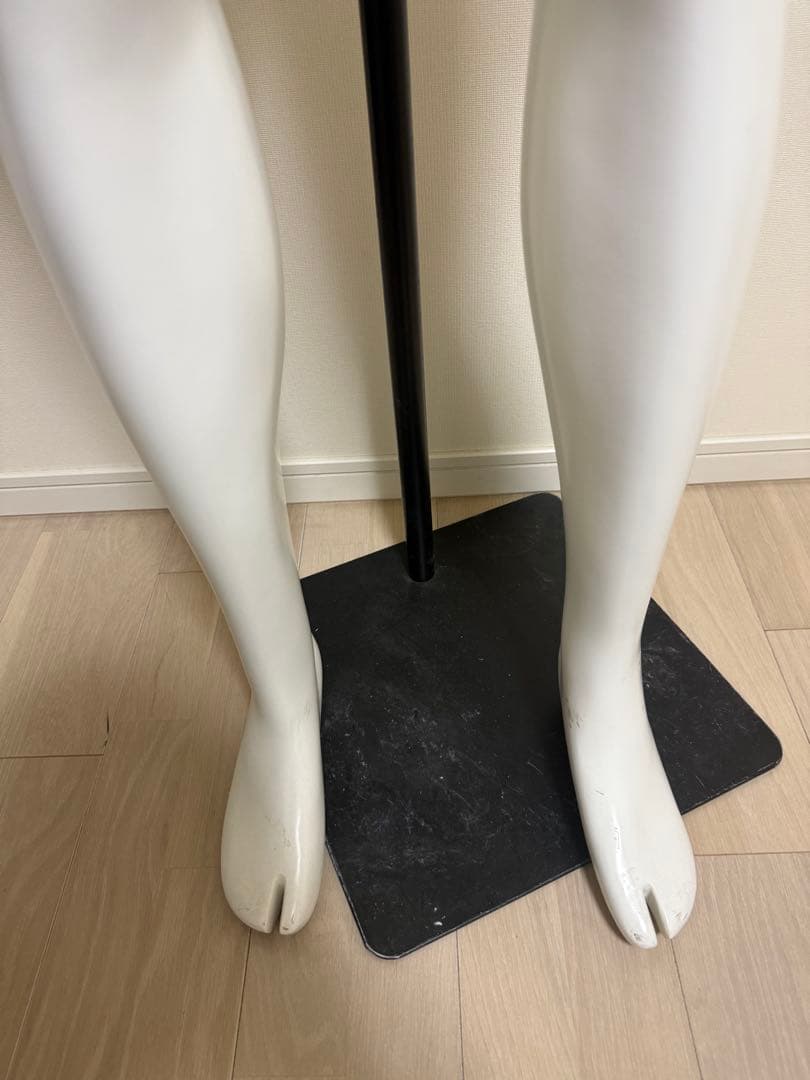 パールイデア　男性　全身トルソー　マネキン　白　高さ調整可能　ディスプレイ