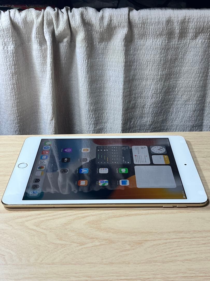 ♫美品iPad mini 4 128GB Wi-Fi+Cellular ゴールド