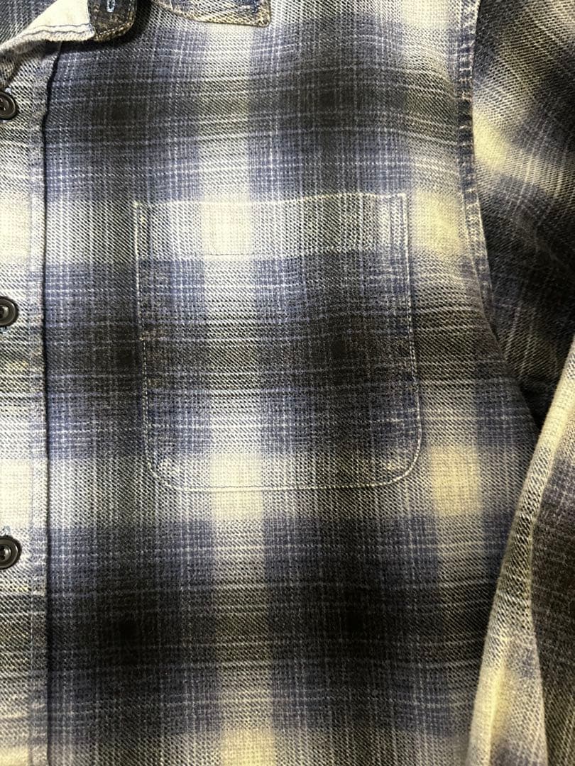 STUSSY フランネルシャツ cotton100%