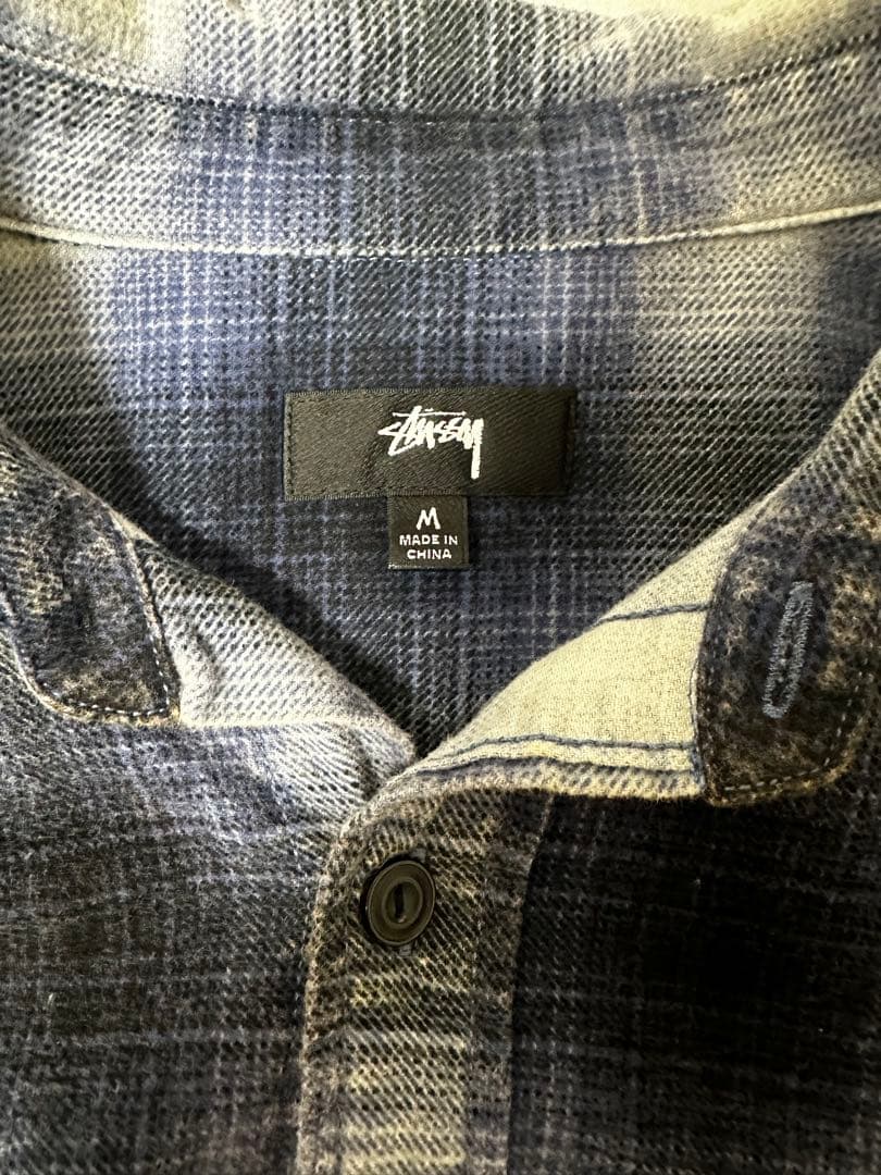 STUSSY フランネルシャツ cotton100%