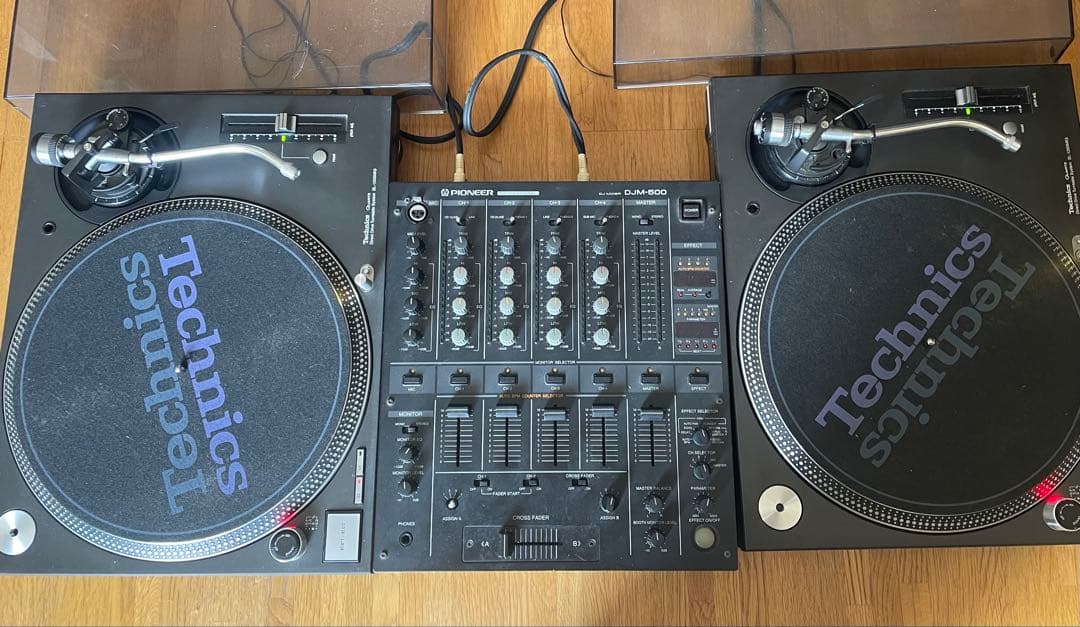 Technics SL-1200MK5,pioneerDJM500 3台セット