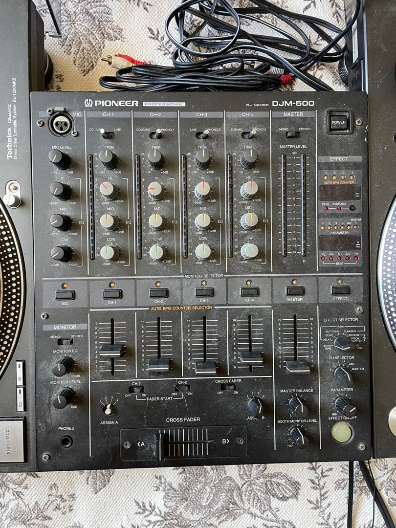 Technics SL-1200MK5,pioneerDJM500 3台セット