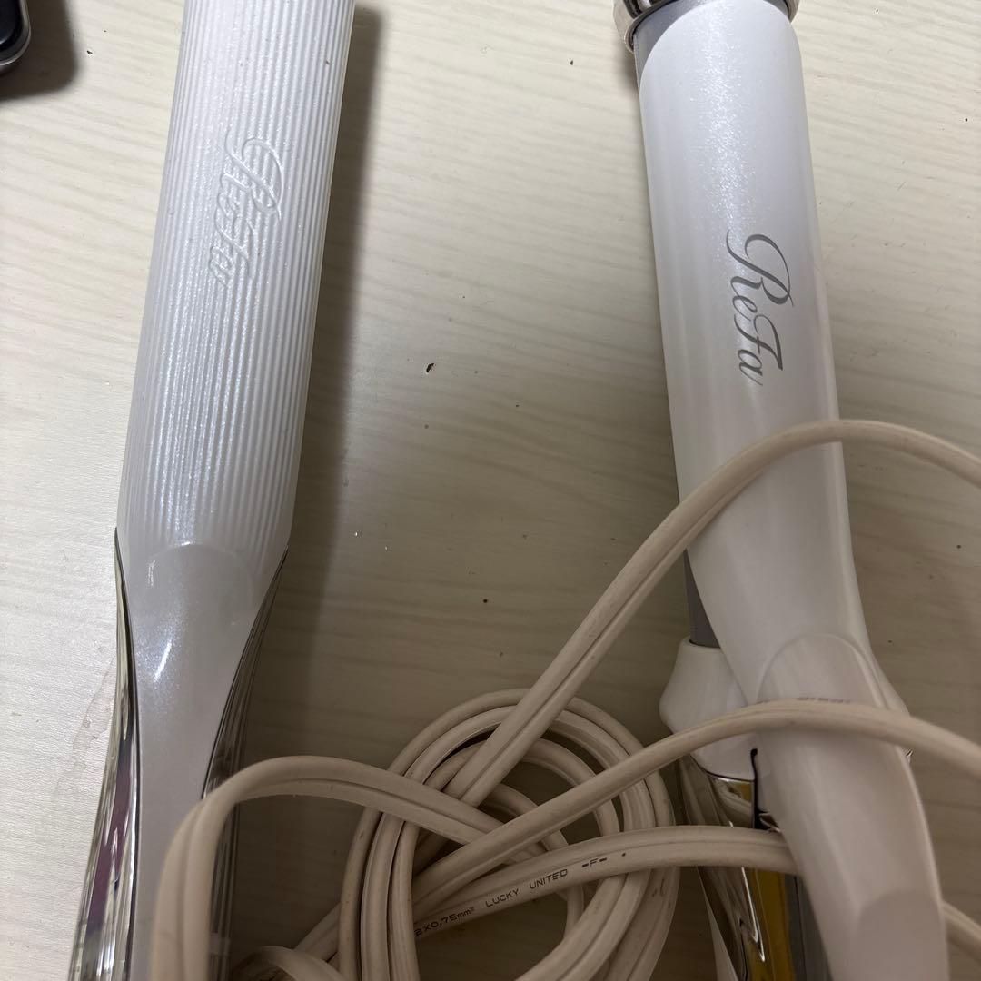 リファ カールヘアアイロン ストレートアイロン ホワイト