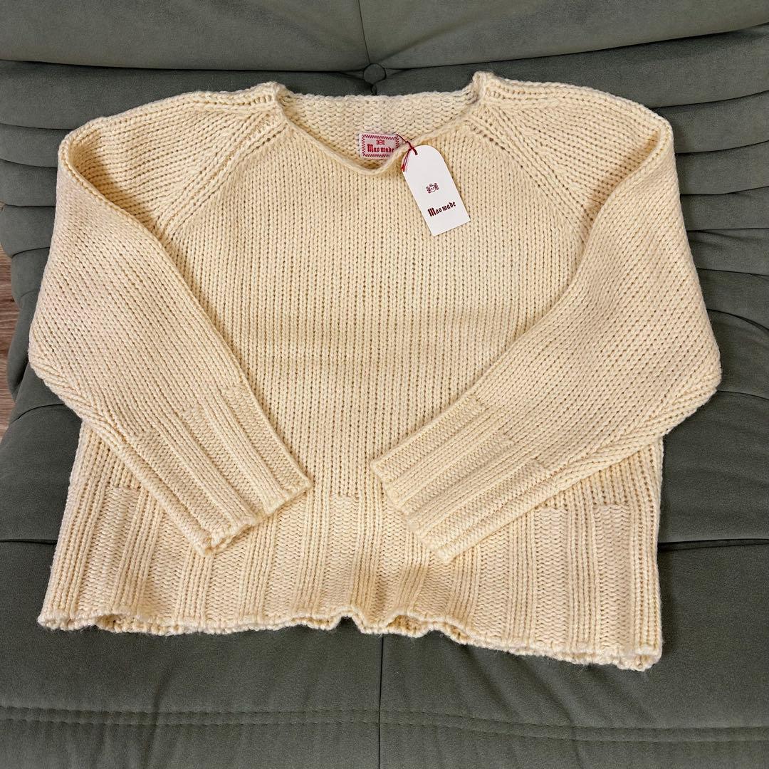 【新品】マオメイド mao made ボートネックプルオーバー