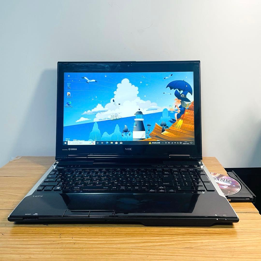 高性能 i7ノートWin11 オフィスメモリ8ギガSSDブルーレイ タッチパネル