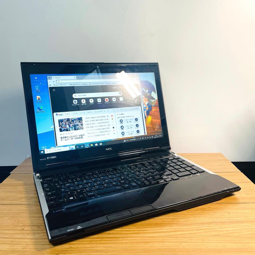 高性能 i7ノートWin11 オフィスメモリ8ギガSSDブルーレイ タッチパネル