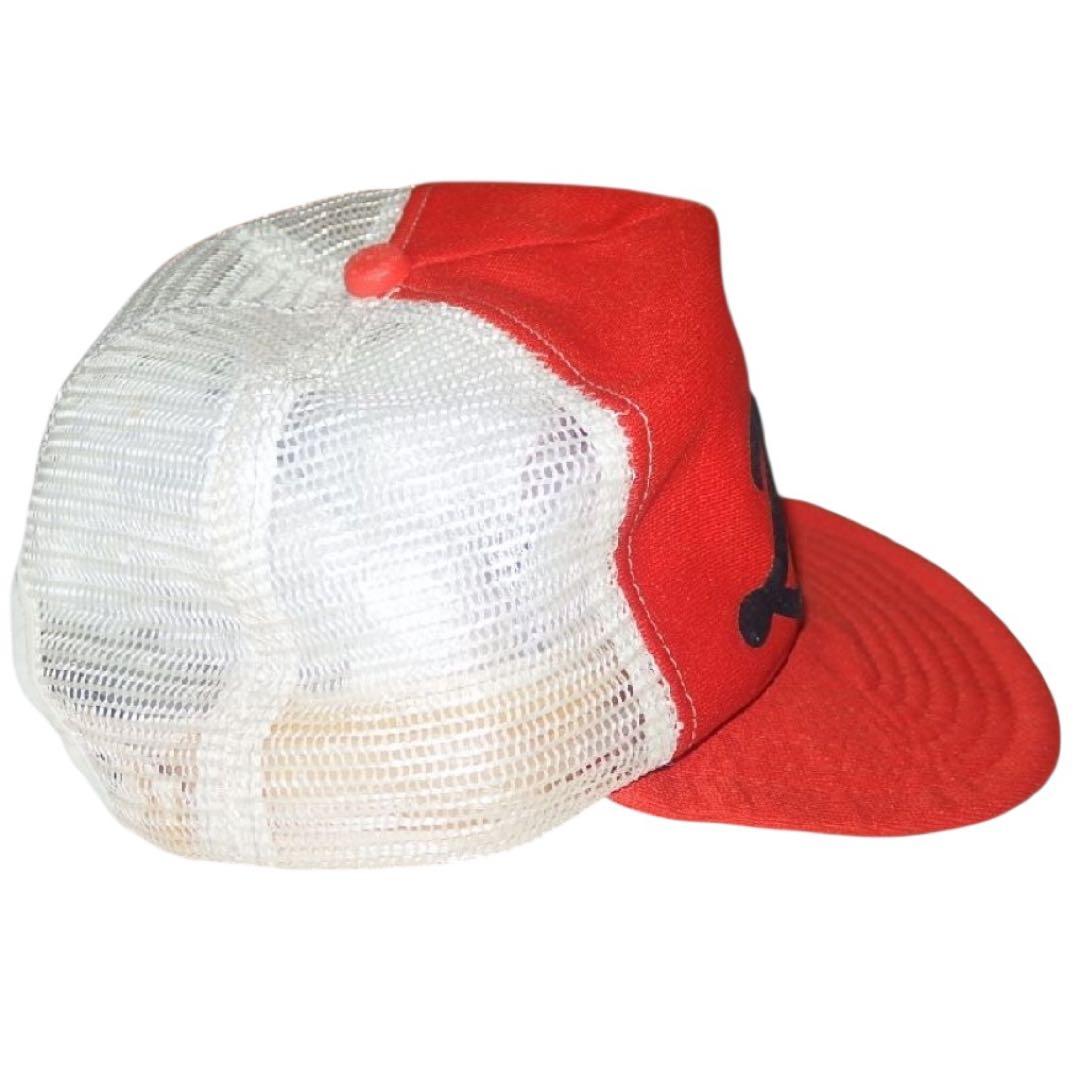 ▪️70s NEW ERA ビンテージ トラッカーキャップ オレンジ 白 緑 黒