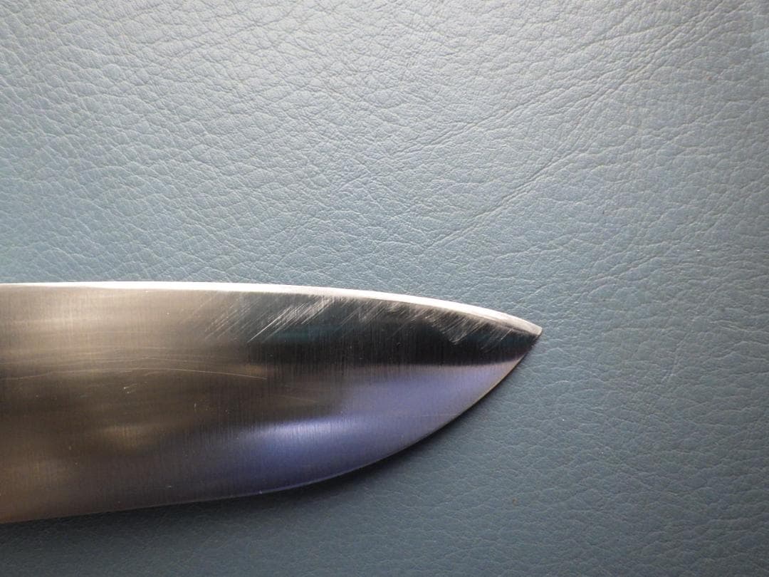 ゆ*じ様 京都/有次・三徳/牛刀包丁刃渡185mm共箱有り★UHB鋼★製造終了品