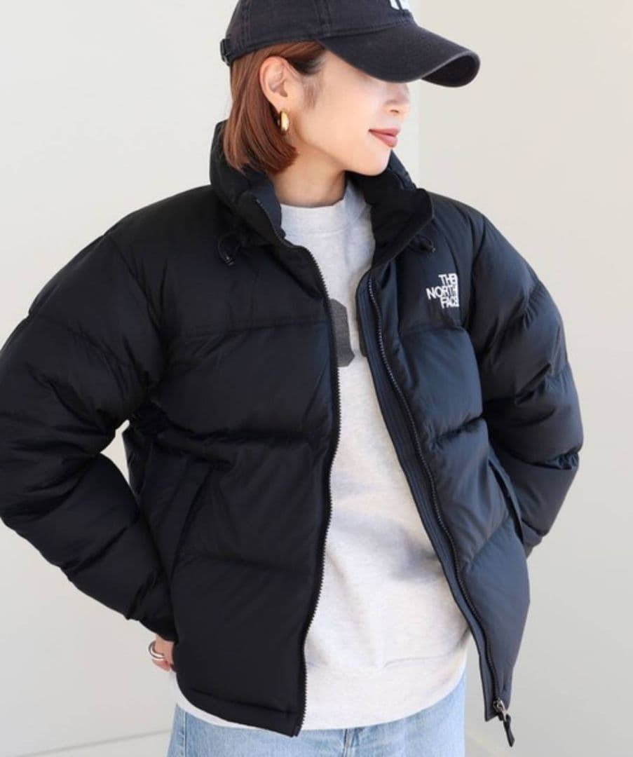 ノースフェイスTHE NORTH FACE W's Nuptse Mブラック