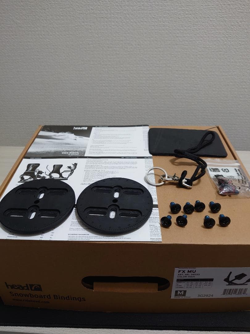 Head ヘッド ビンディング Mサイズ ブラック 美品