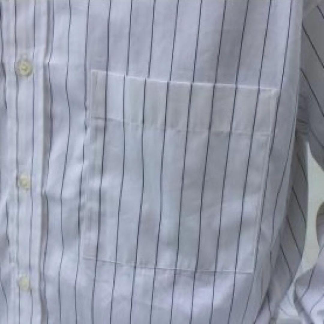 美品 グラフペーパー トーマスメイソン ストライプ ブロード ボックスシャツ 2