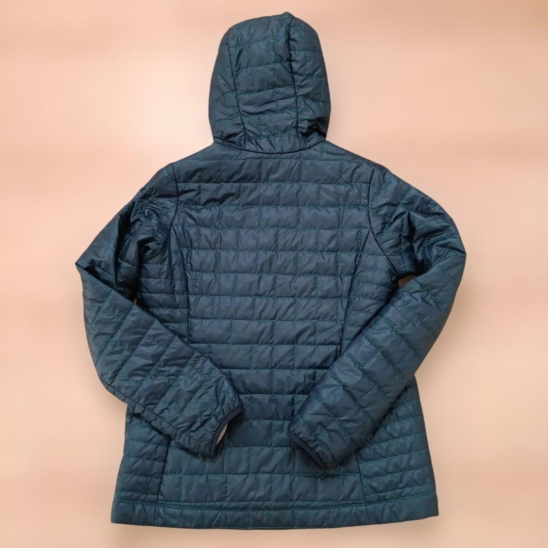 【美品】パタゴニア ナノパフ フーディ プルオーバー W's M 紺色