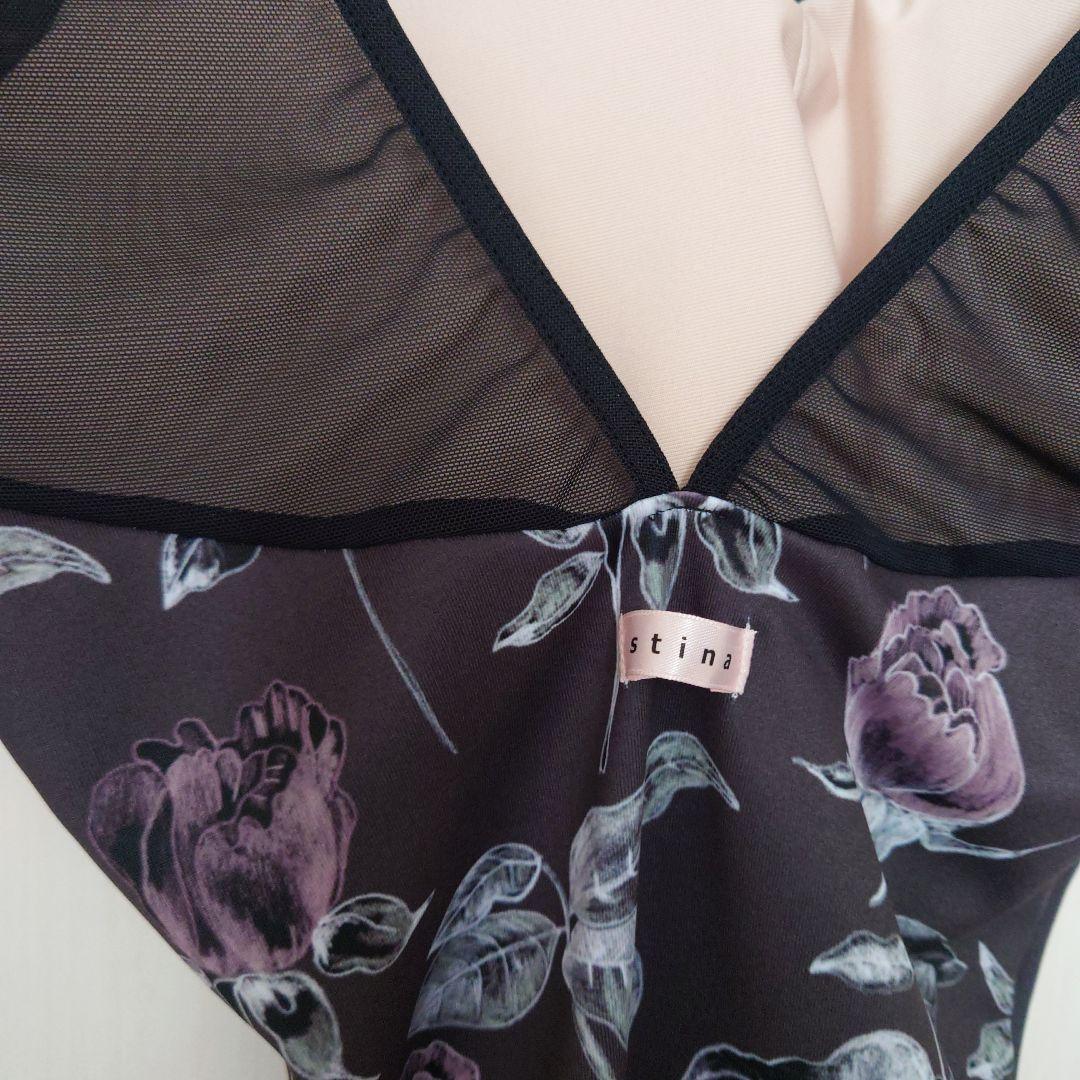 stinaレオタード Noire Rose espresso　サイズM