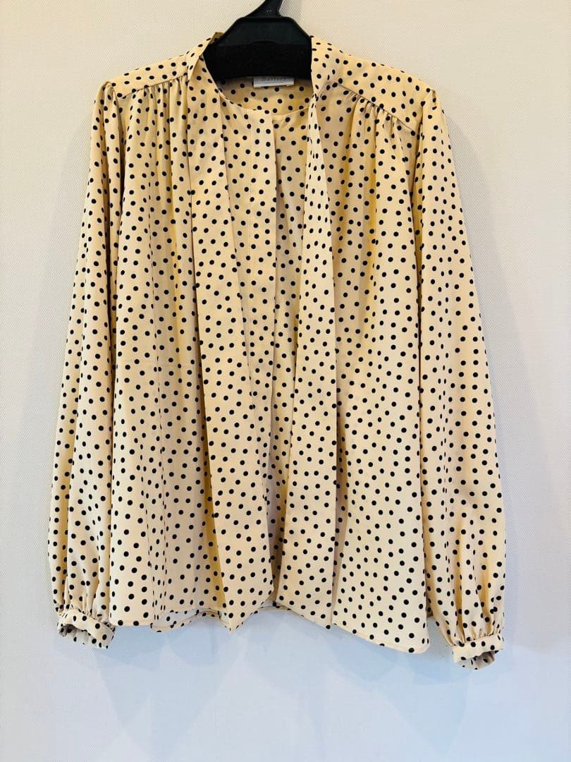 TOMORROWLAND Ballsey ドットプリント ボウタイブラウス 新品